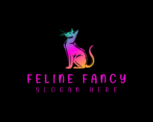 Cat Feline Kitten logo