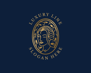 Luxury Lady Hairdresser logo design