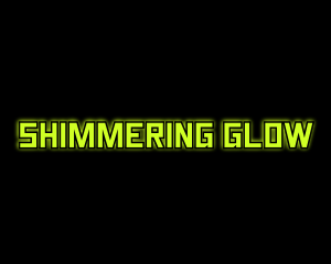 Tech Computer Glow logo design