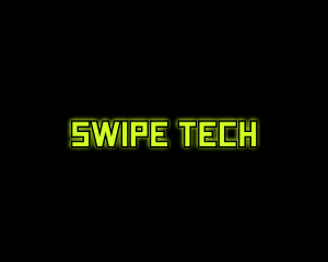 Tech Computer Glow logo design