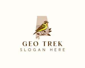 Alabama Yellowhammer Bird logo design