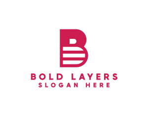 Business Firm Letter B logo design