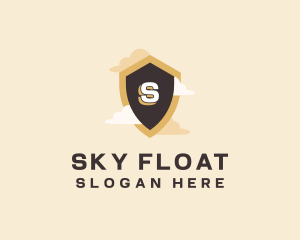 Sky Cloud Shield logo design