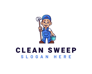 Janitor Mop Cleaner logo
