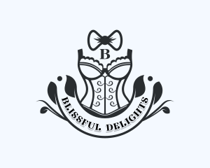 Sexual Burlesque Corset logo design