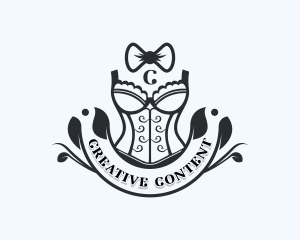 Sexual Burlesque Corset logo design