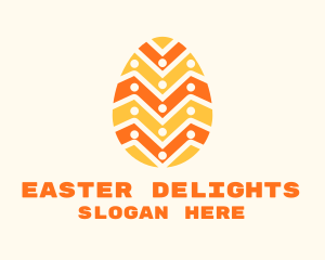 Festive Easter Egg logo