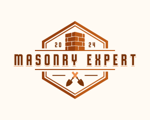 Brick Trowel Masonry logo design