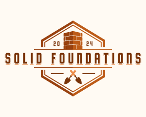 Brick Trowel Masonry logo design