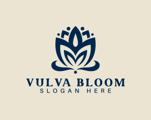 Lotus Bloom Petal logo design