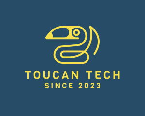 Toucan Paperclip Aviary logo design