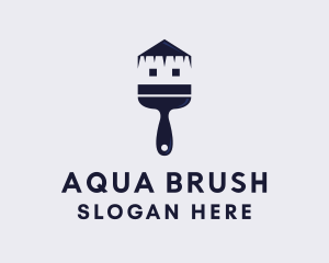 House Brush Painter logo design