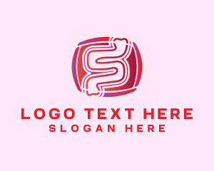 Software Box Letter S logo