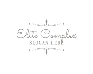 Elite Elegant Wedding logo design