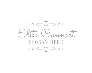 Elite Elegant Wedding logo design