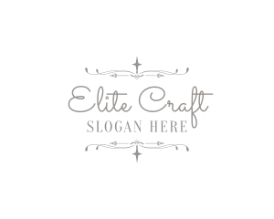 Elite Elegant Wedding logo design