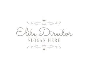 Elite Elegant Wedding logo design