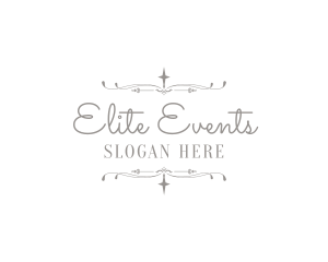 Elite Elegant Wedding logo design