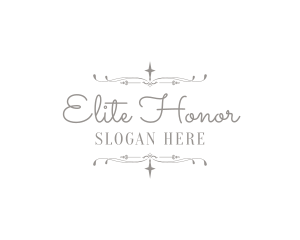 Elite Elegant Wedding logo design