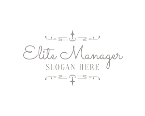 Elite Elegant Wedding logo design