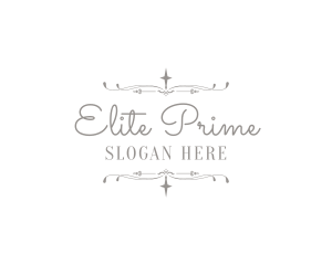 Elite Elegant Wedding logo design