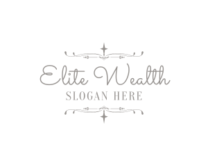 Elite Elegant Wedding logo design