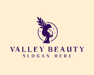 Lady Hair Beauty logo design