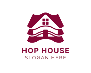 Red Roof House logo design