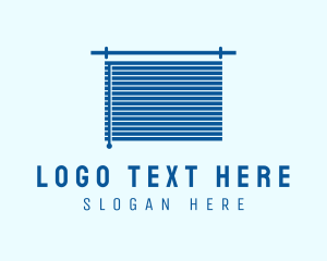 Blue Window Blinds Decor logo