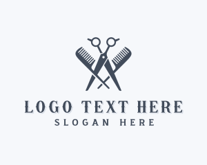 Barbershop Grooming Haircut logo