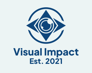 Compass Visual Surveillance  logo design