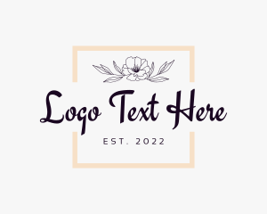 Elegant Floral Business  logo