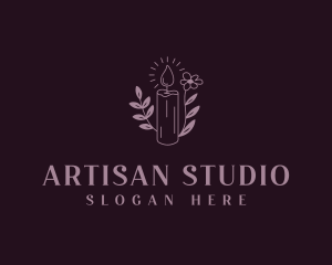 Artisanal Candlelight Decor logo design