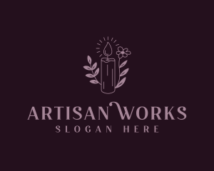 Artisanal Candlelight Decor logo design