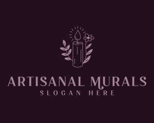 Artisanal Candlelight Decor logo design