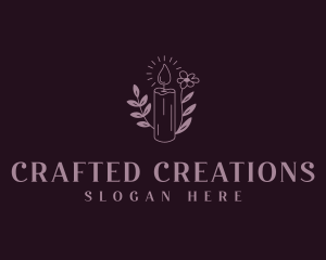 Artisanal Candlelight Decor logo design