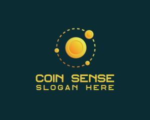 Coin Solar System logo design