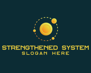 Coin Solar System logo design