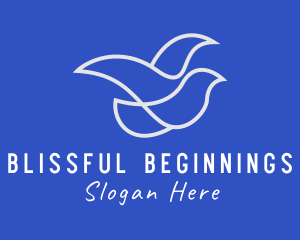 Dove Peace Christianity logo