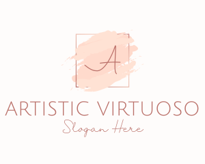 Watercolor Signature Beauty logo design