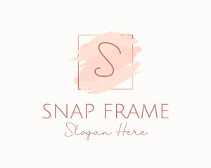 Watercolor Signature Beauty logo design