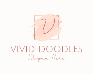 Watercolor Signature Beauty logo design