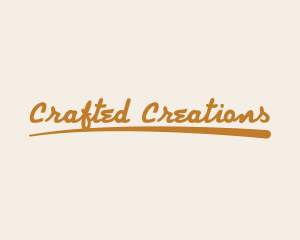 Funky Cursive Brand logo design