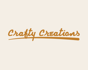 Funky Cursive Brand logo design