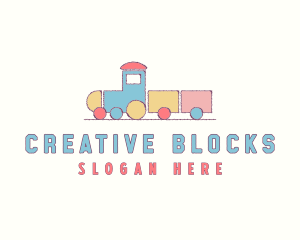 Child Toy Blocks logo design