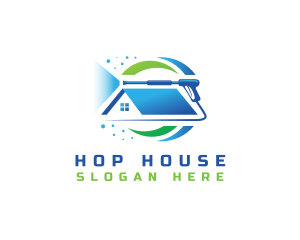 Pressure Wash House logo design