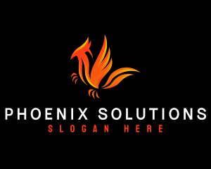 Phoenix Flying Flame logo