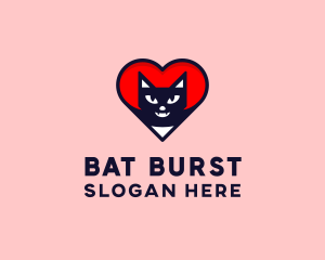 Wildlife Bat Heart logo