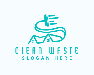 House Vacuum Cleaning logo design