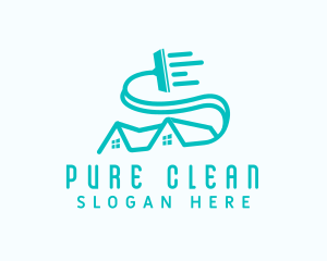 House Vacuum Cleaning logo design